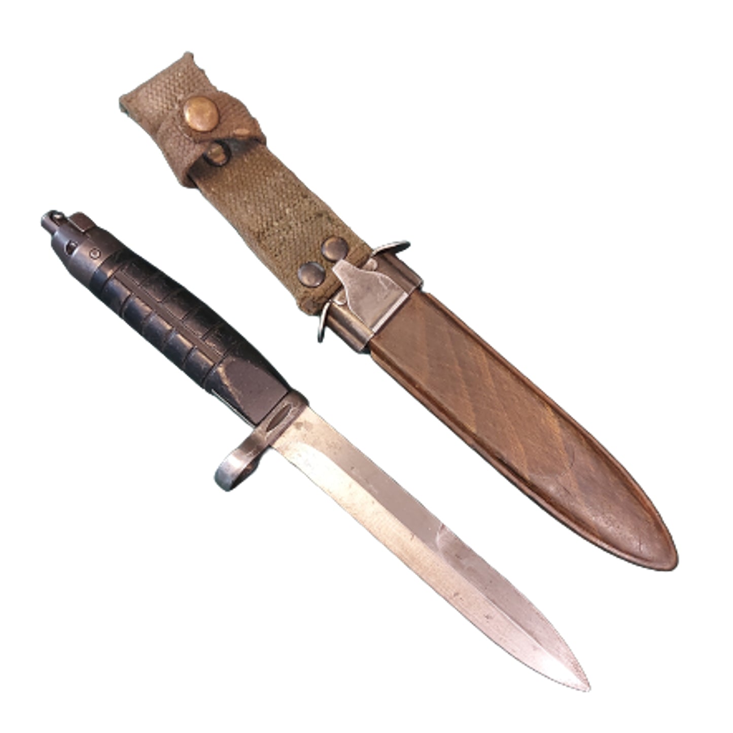 Swedish AK4 G3 Bayonet With Scabbard And Frog