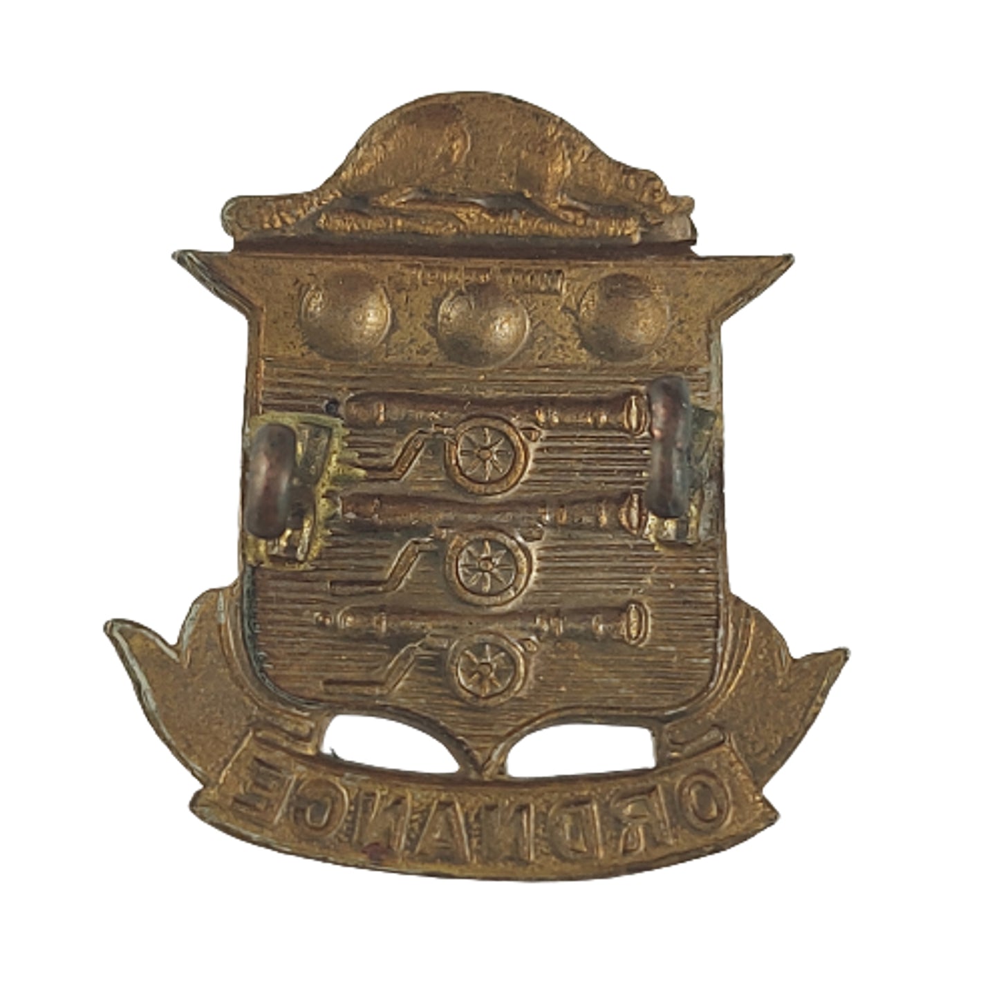 WW1 Canadian CEF Canadian Ordnance Corps Cap Badge