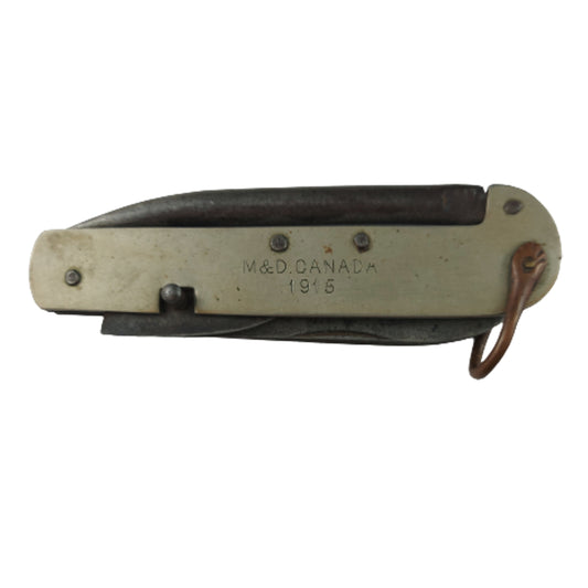 WW1 Canadian Marlin Spike Pocket Knife 1915