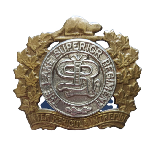 WW2 Canadian Lake Superior Regiment Cap Badge