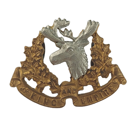 WW1 16 CLH 16th Canadian Light Horse Officer's Collar Badge