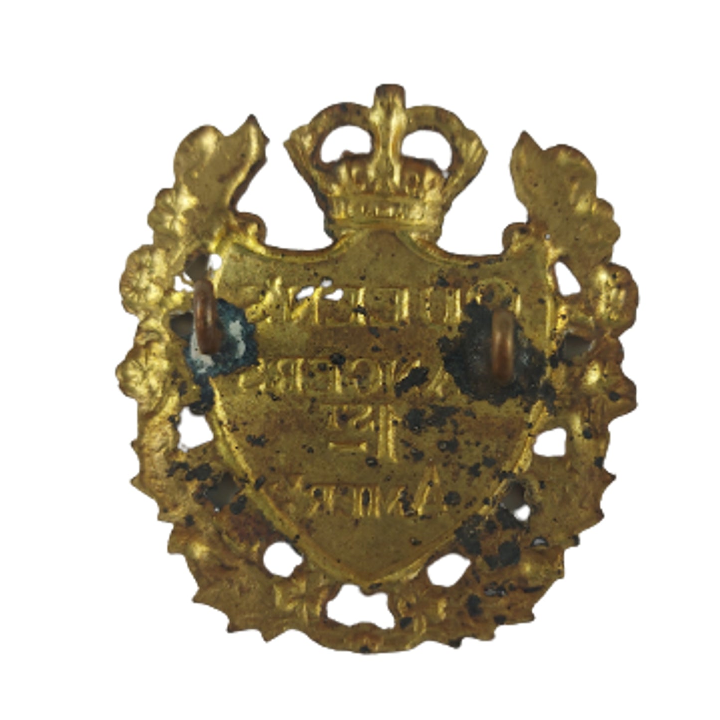 WW2 Canadian Queens York Rangers Cap Badge