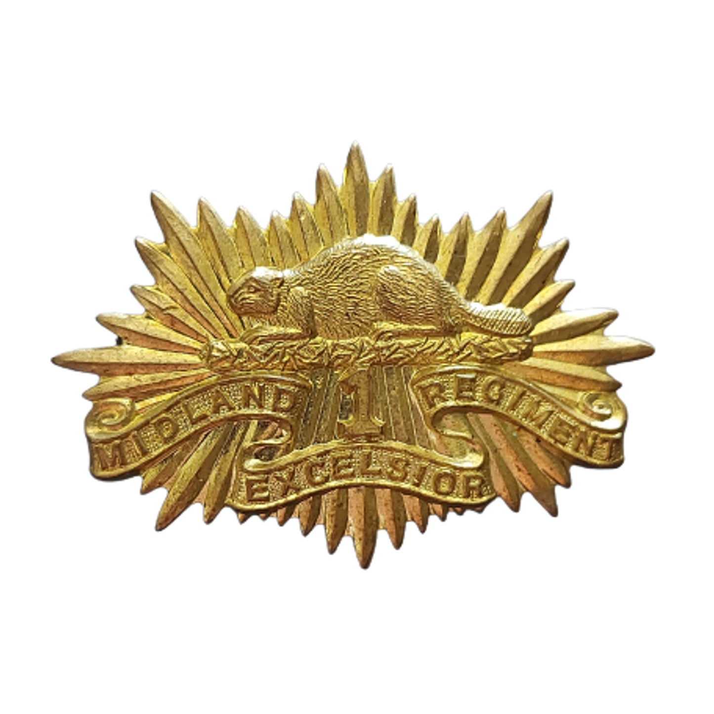 WW2 Canadian The Midland Regiment Collar Badge