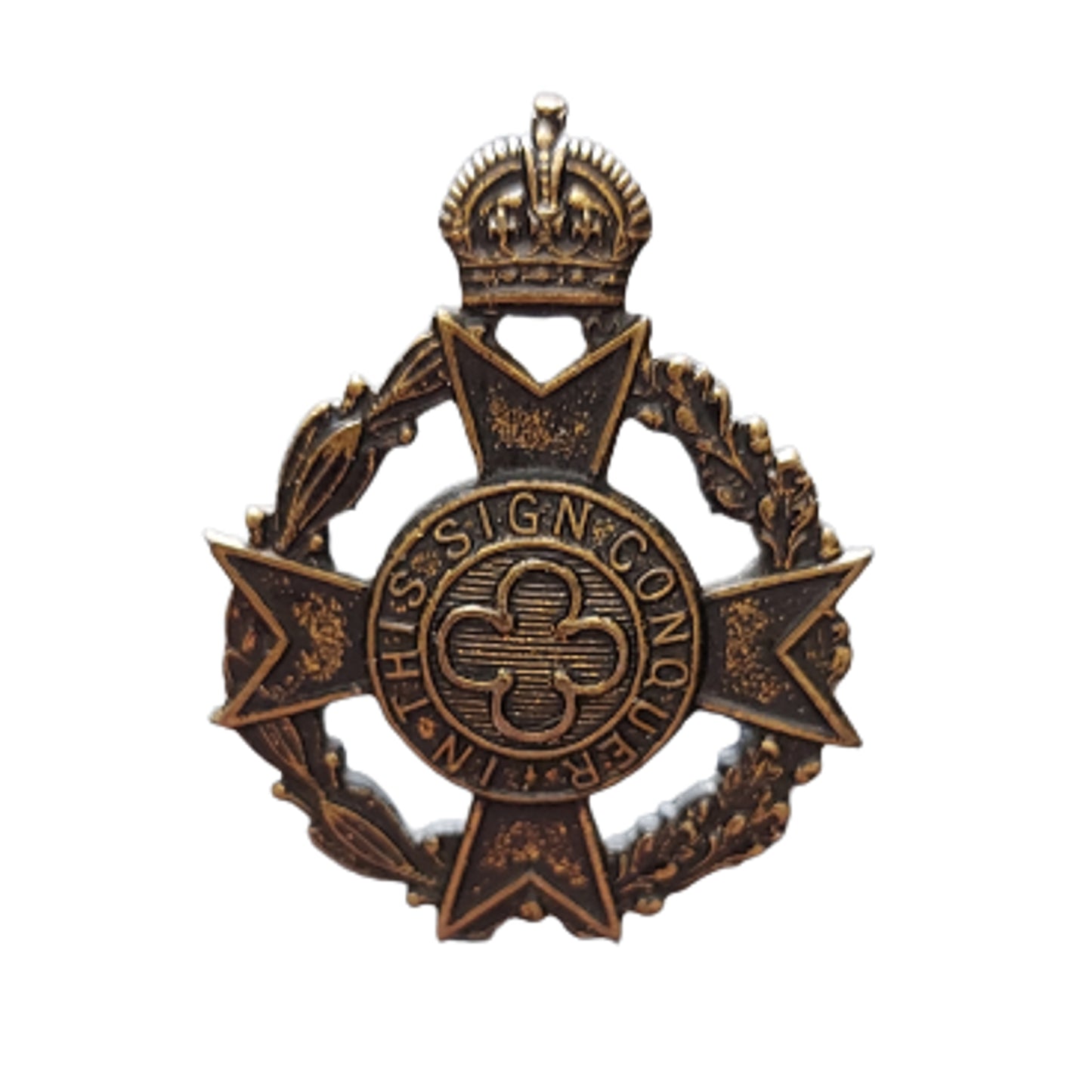 WW2 Canadian Chaplains Corps Officer's Collar Badge - Scully Montreal