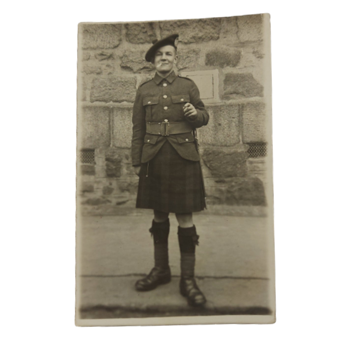 WW1 Scottish Regiment Picture Postcard Black Watch