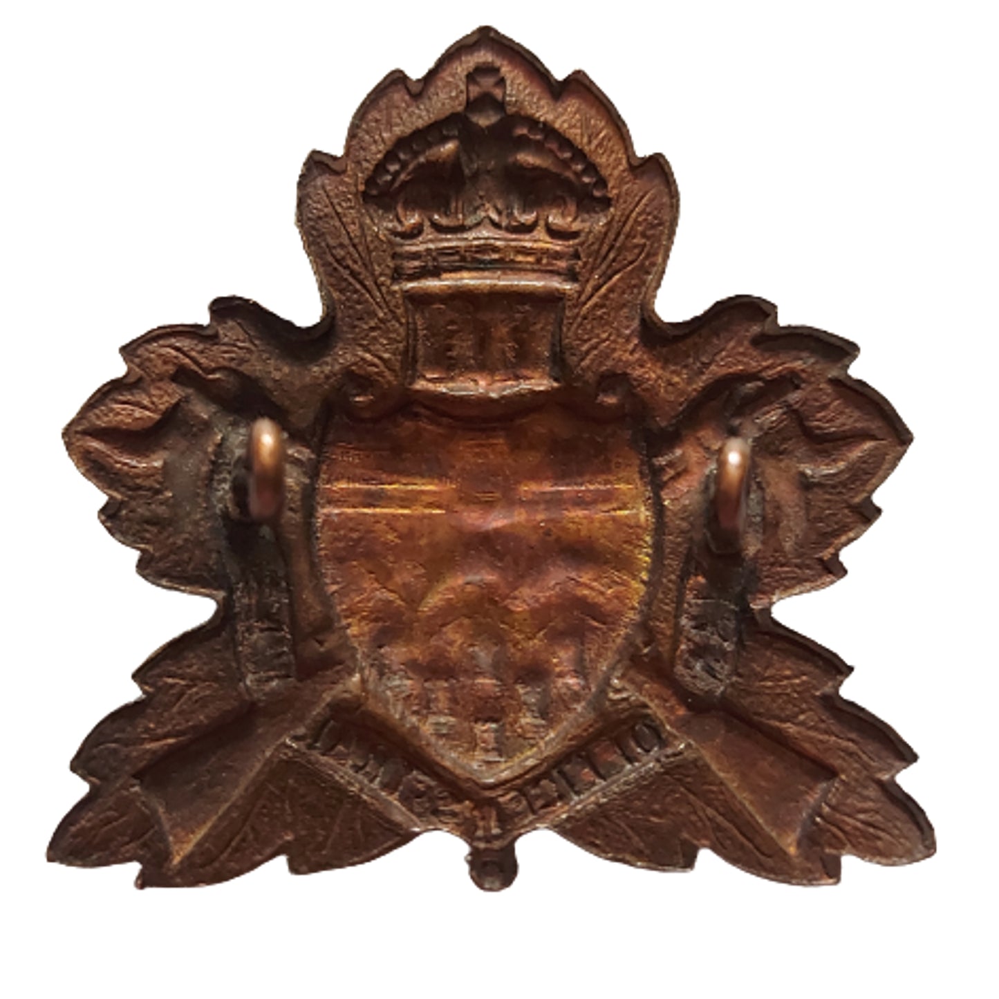 WW2 Canadian COTC University Of Alberta Cap Badge