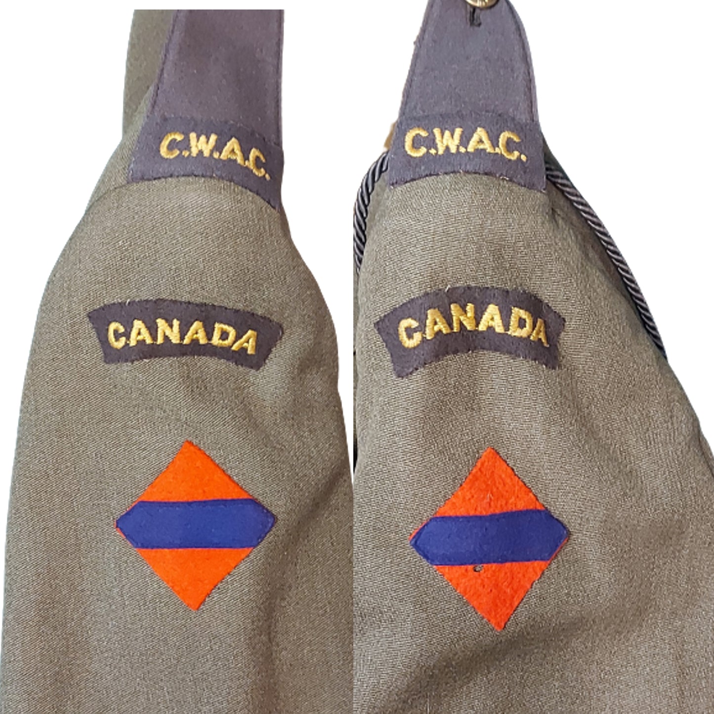Named WW2 CWAC Canadian Womens Army Corps Uniform Set