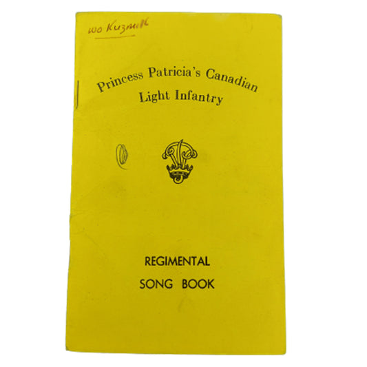 Post WW2 PPCLI Regimental Song Book