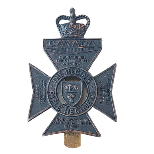 CF Canadian Forces Regina Rifles Cap Badge