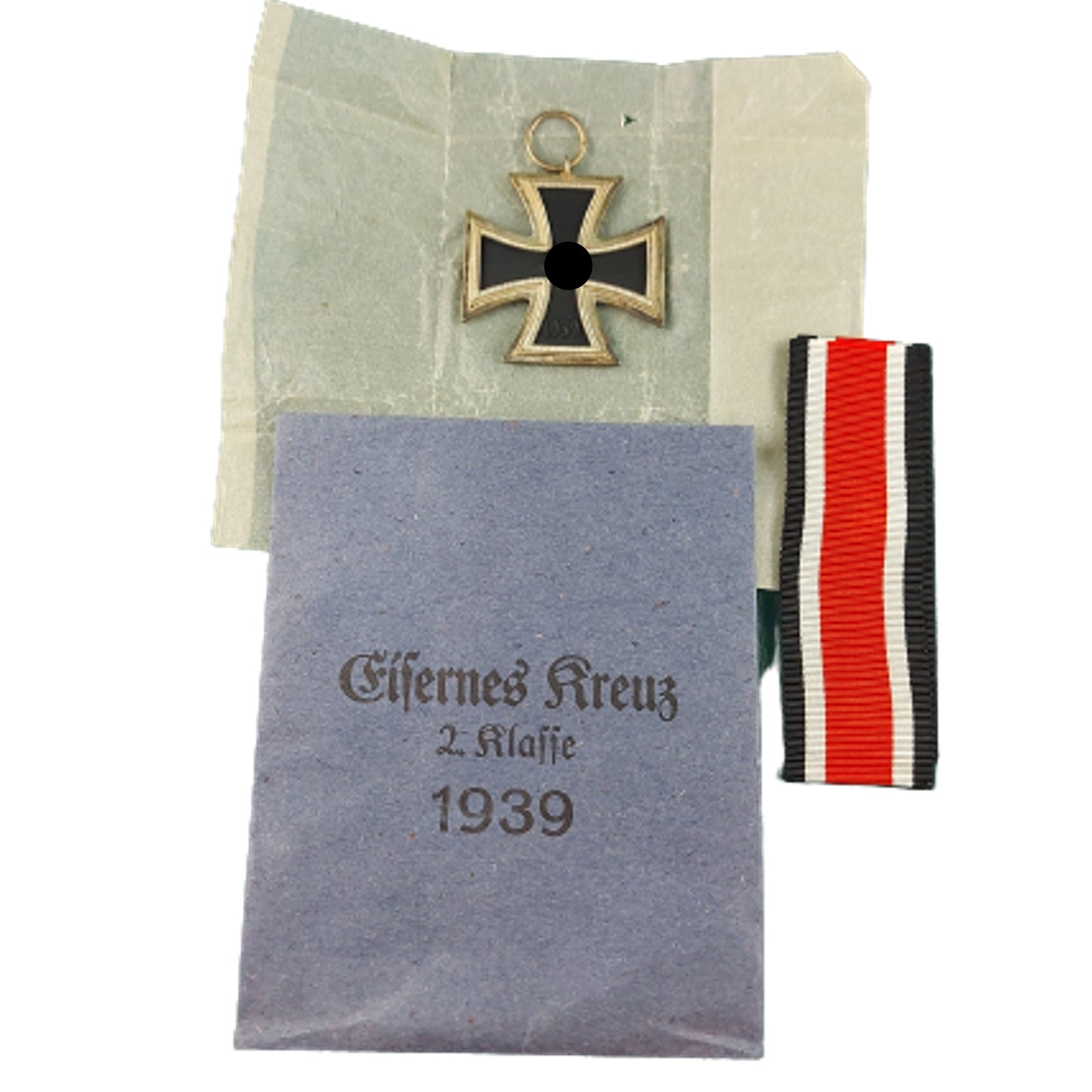 WW2 German Iron Cross 2nd Class - Maker Number 1 - Deschler & Sohn