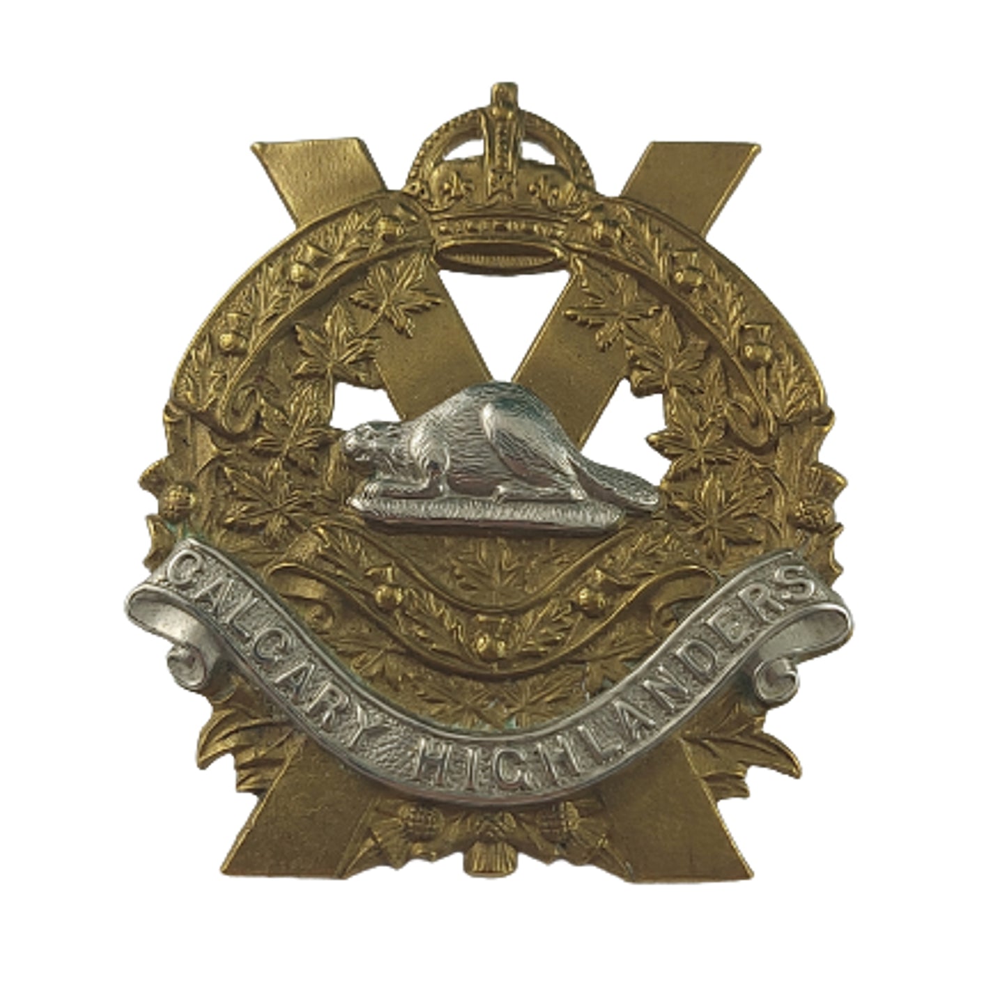 WW2 Canadian Calgary Highlanders Cap Badge