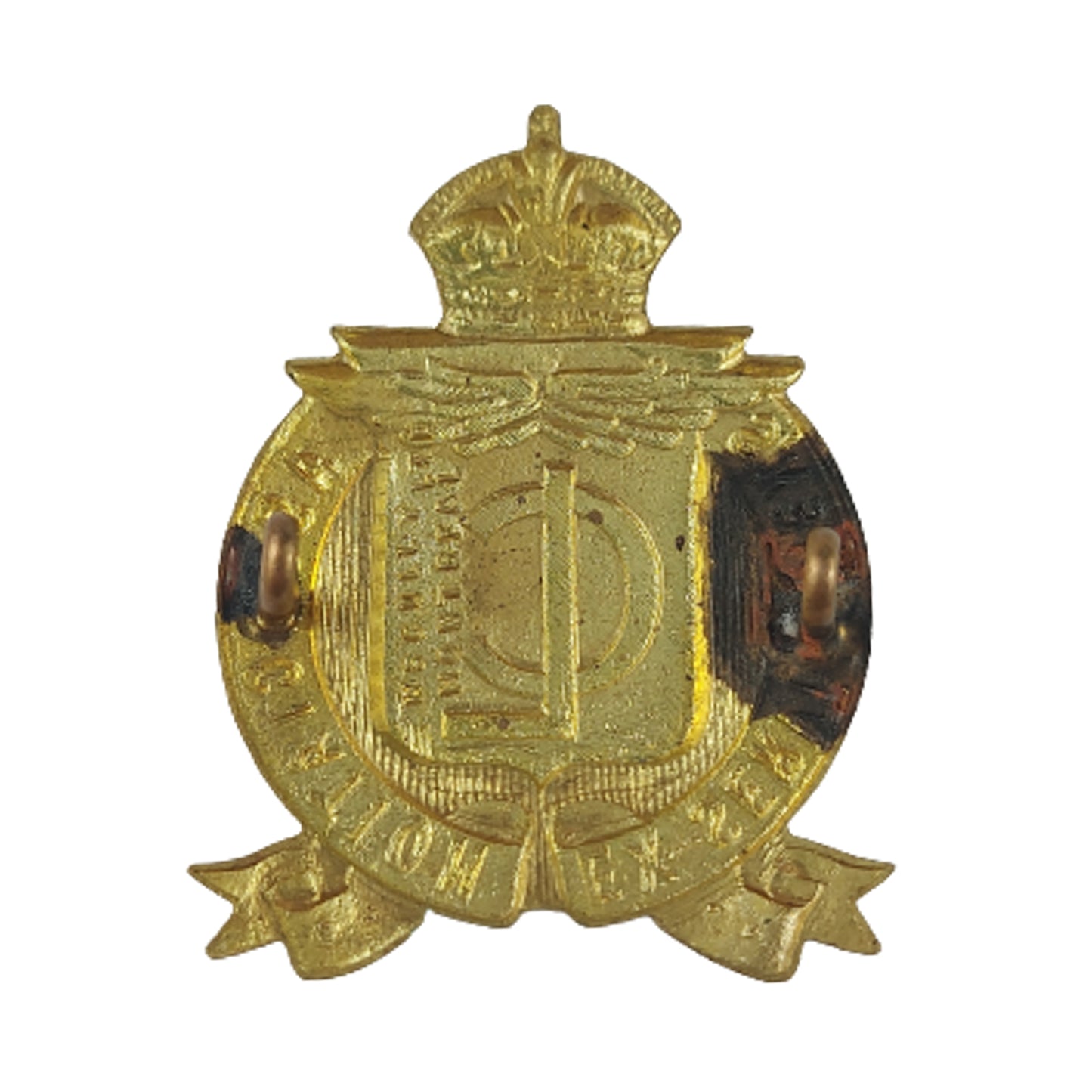 Post-WW2 Canadian Legion Ex Servicemen's Association Cap Badge Insignia