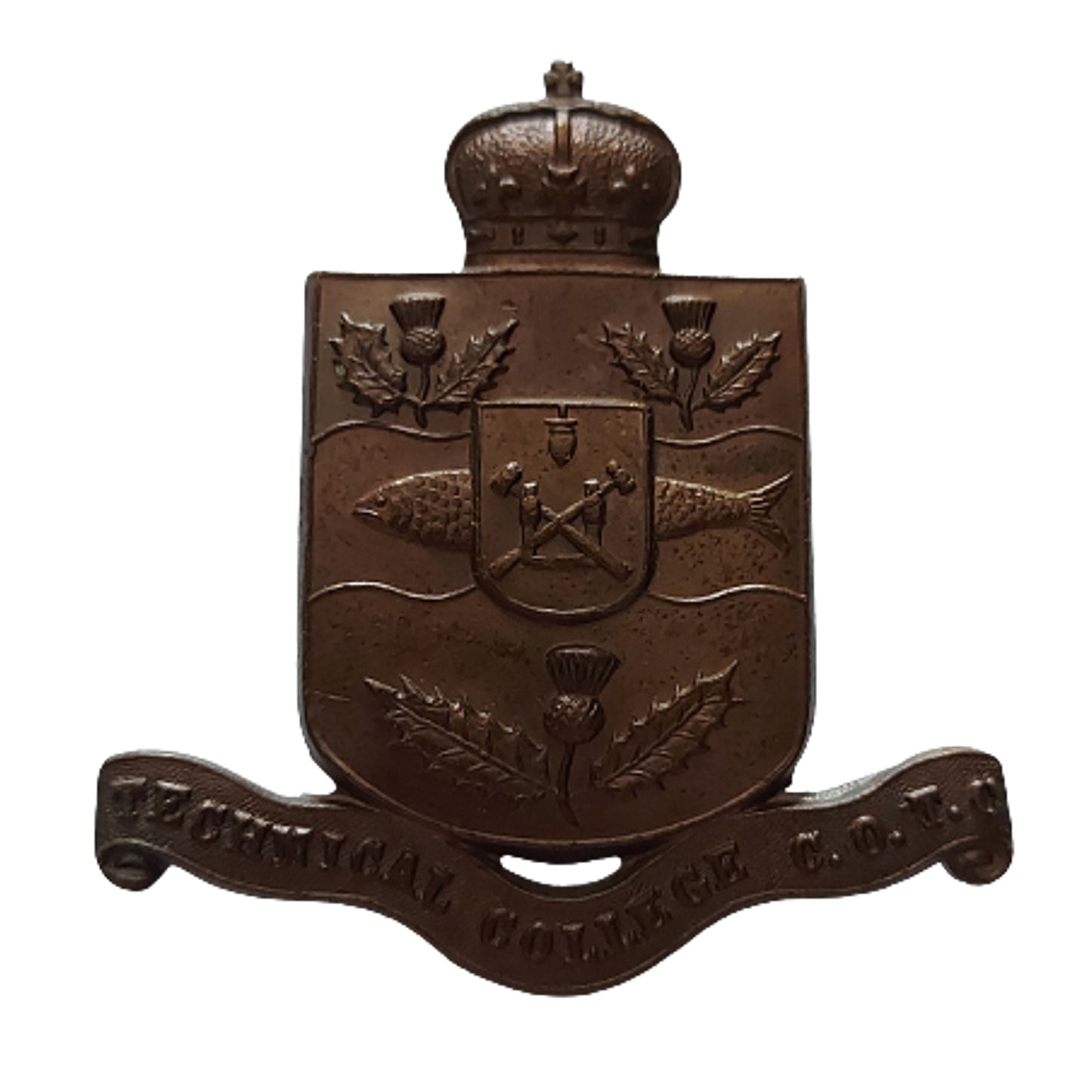 COTC Nova Scotia Technical College Cap Badge