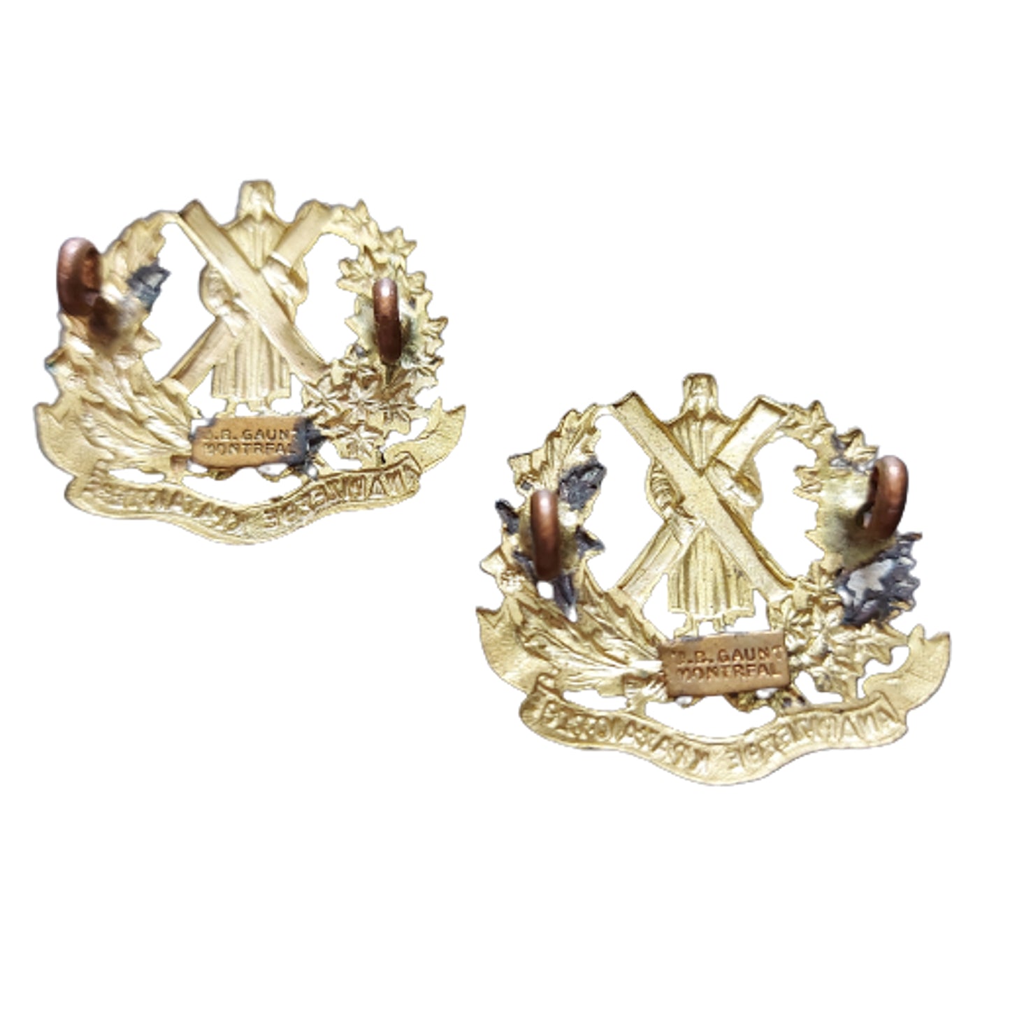 Saint Andrews College Collar Badge Pair - Gaunt Montreal