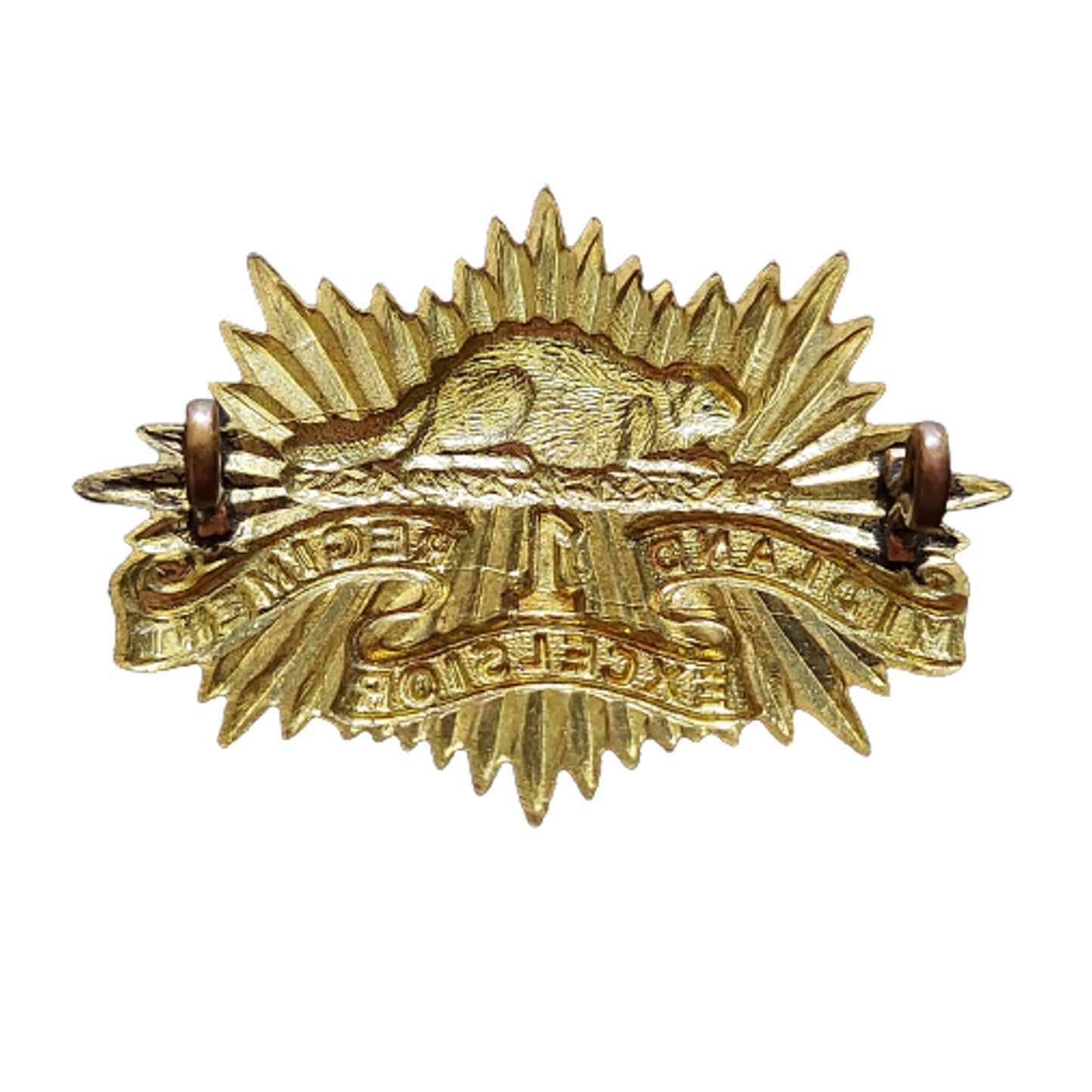 WW2 Canadian The Midland Regiment Collar Badge