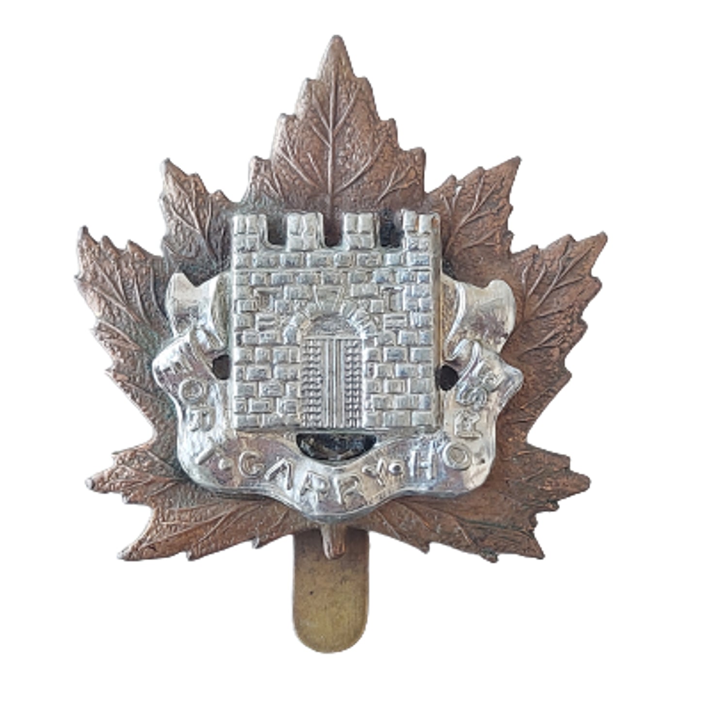 Post-WW2 Canadian Forces FGH Fort Garry Horse Cap Badge