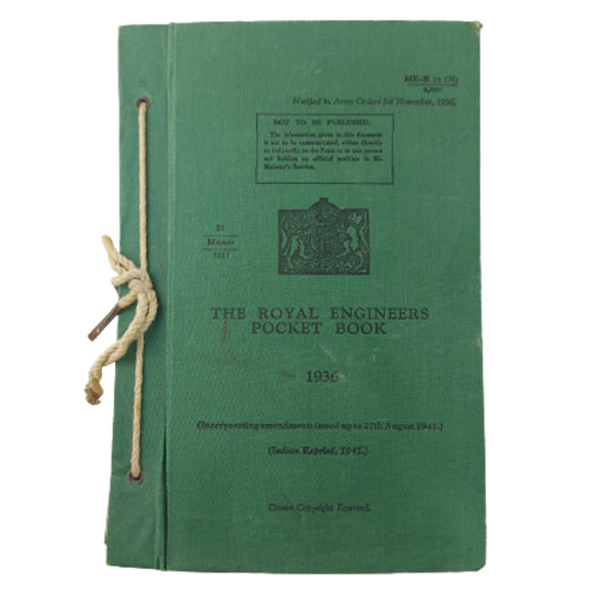 1936 Field Manual - The Royal Engineers Pocket Book