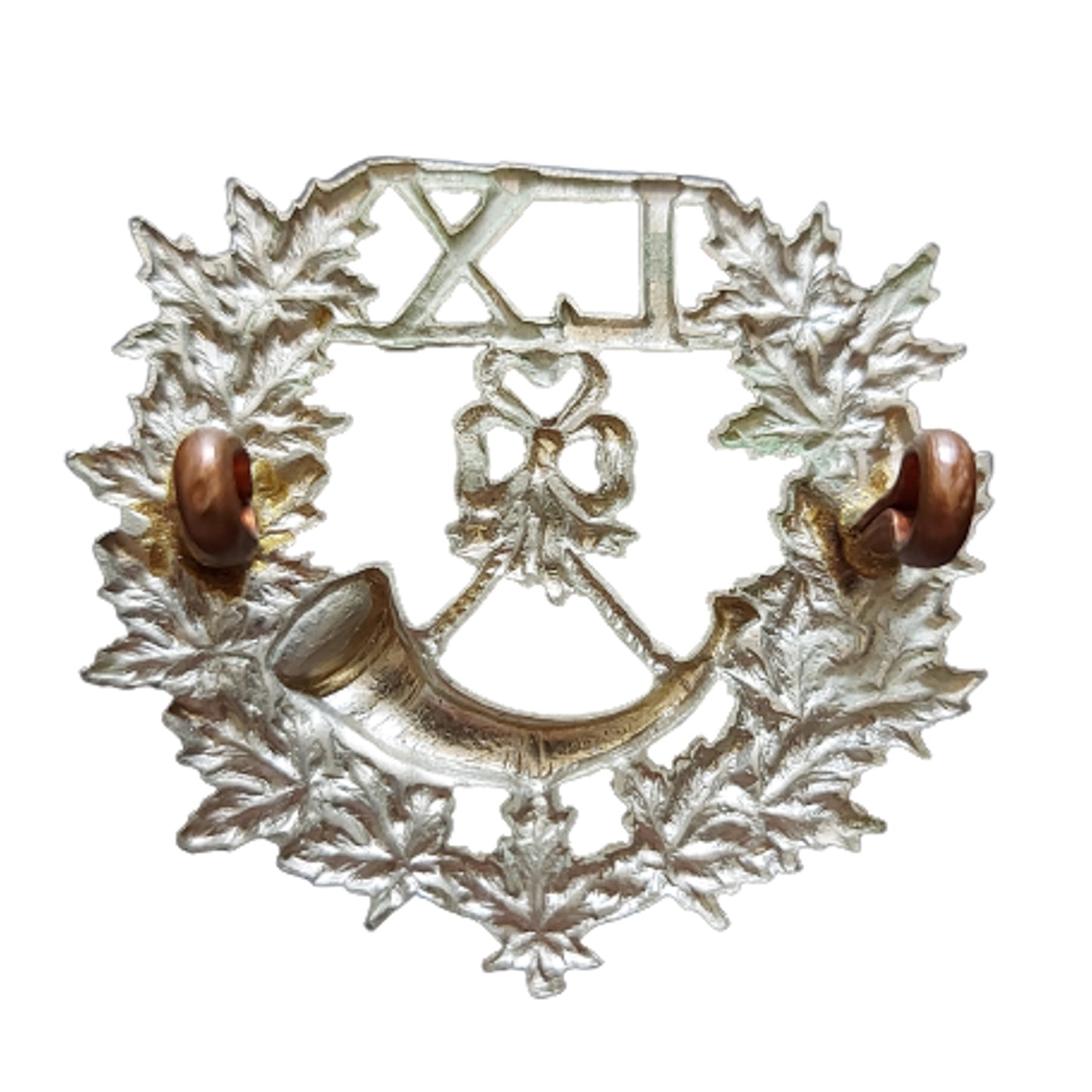 Pre-WW1 1913 60th Rifles Of Canada Collar Badge