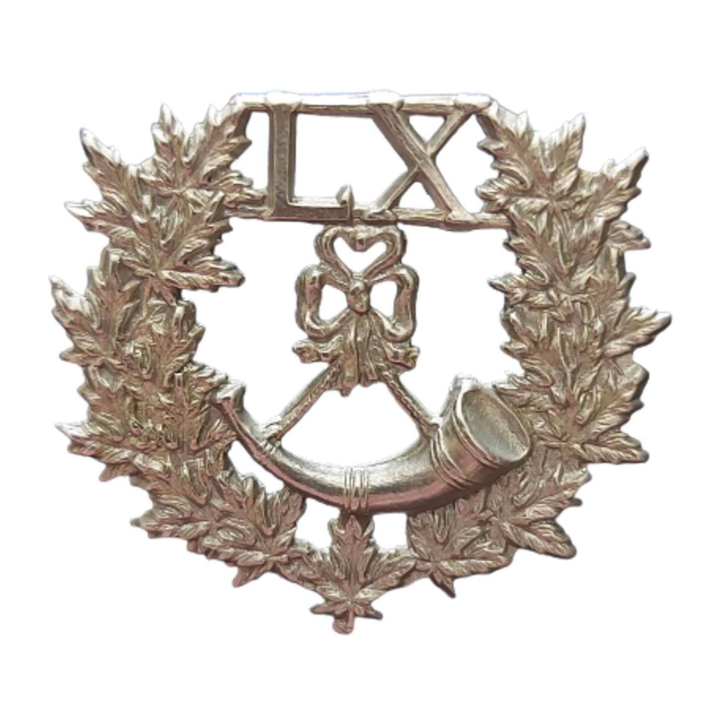 Pre-WW1 1913 60th Rifles Of Canada Collar Badge