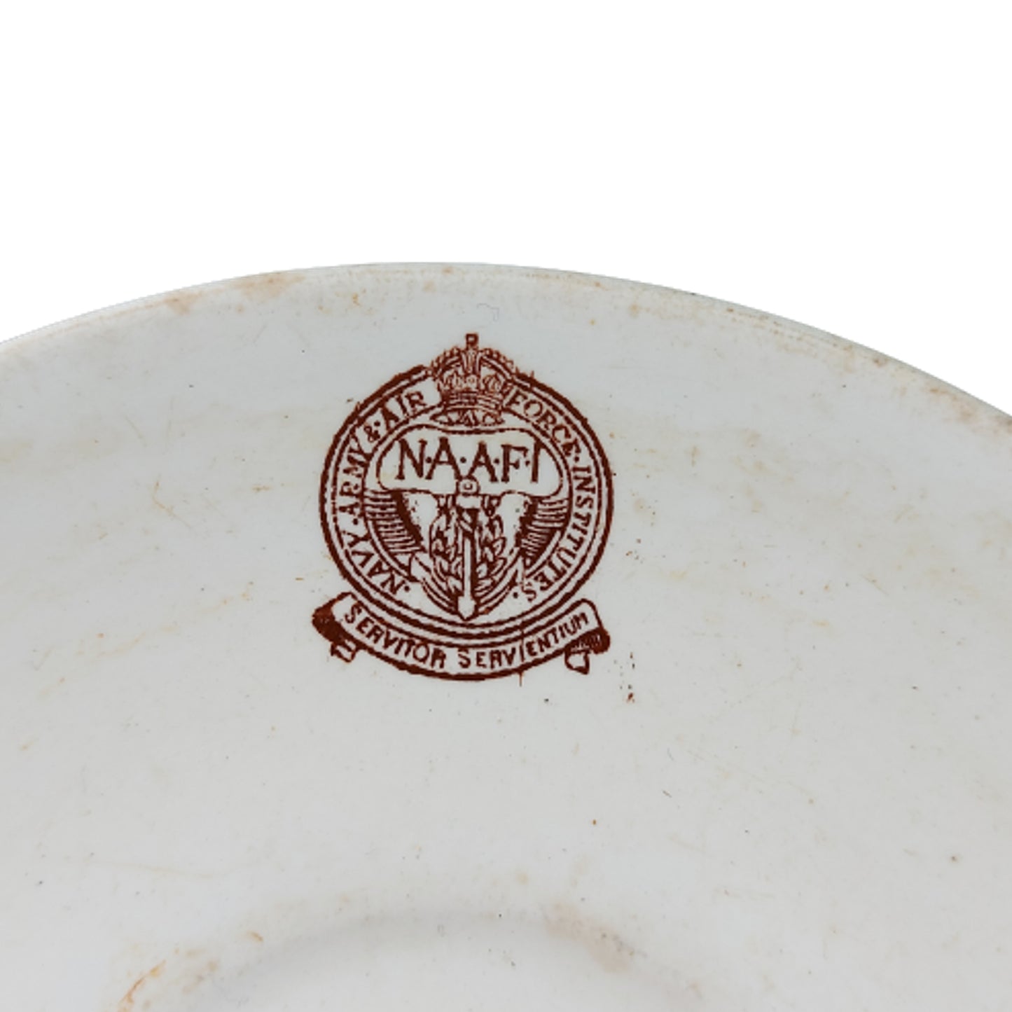 WW2 British Canadian NAAFI Mess Hall Saucer