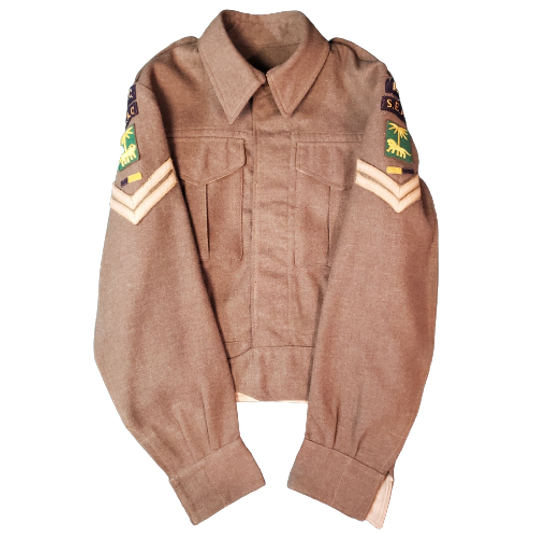 WW2 British RASC Royal Army Service Corps South East Asia Command Batt ...