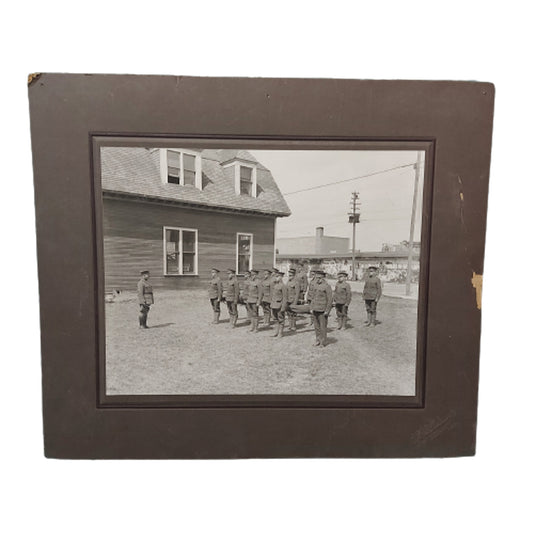 WW1 Canadian  Stretcher Bearers Calgary Alberta Photo On Matte Board