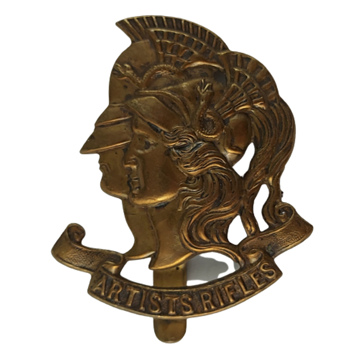 WW2 British Artist Rifles Regiment Cap Badge – Canadian Soldier Militaria