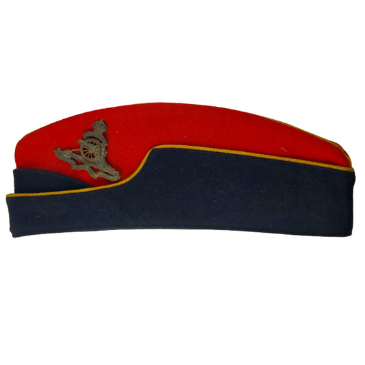 WW2 RCA Royal Canadian Artillery CFSC Colored Field Service Cap With Badge