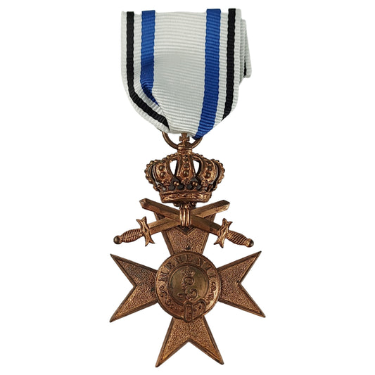 Bavarian 3rd Class Merit Cross Medal With Swords