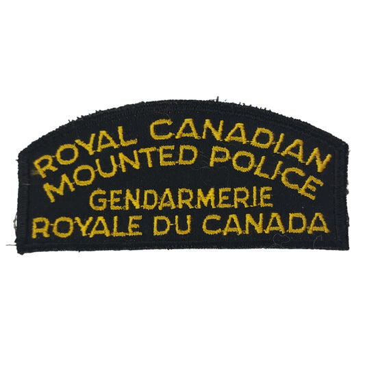 RCMP Royal Canadian Mounted Police Shoulder Title