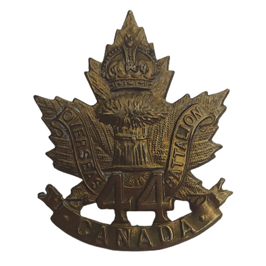 WW1 Canadian 44th Battalion Cap Badge - Brandon Manitoba