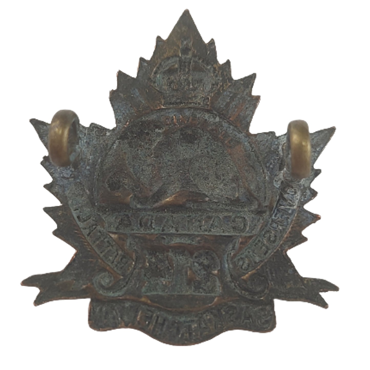 WW1 Canadian 214th Battalion Collar Badge - Wadena, Saskatchewan