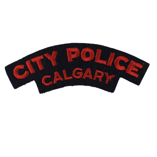 WW2 Period Calgary City Police Shoulder Title