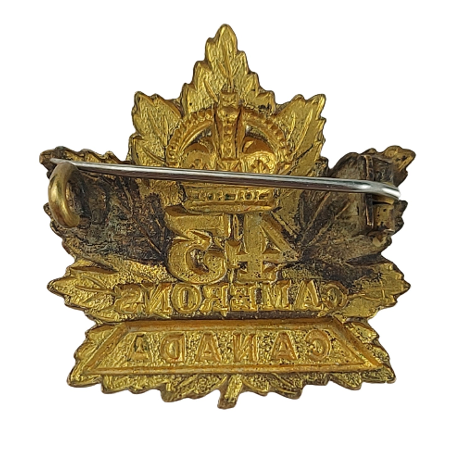 WW1 Canadian 43rd Camerons Sweetheart Pin