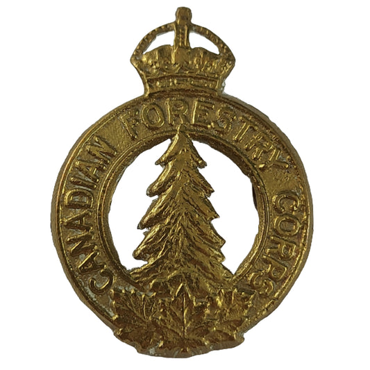 WW2 Canadian Forestry Corps Cap Badge