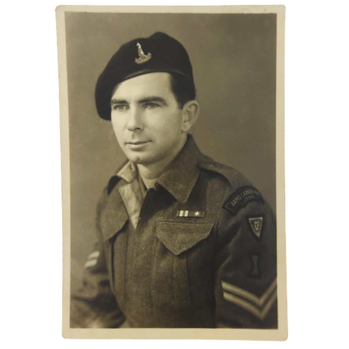 WW2 Canadian 1st Armoured Carrier Regiment (1CACR) Named Photograph ...