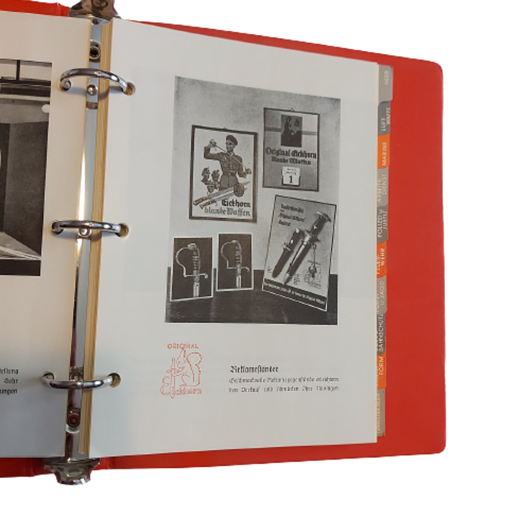 Reprint of WW2 German Eickhorn Sword And Dagger Catalog Canadian