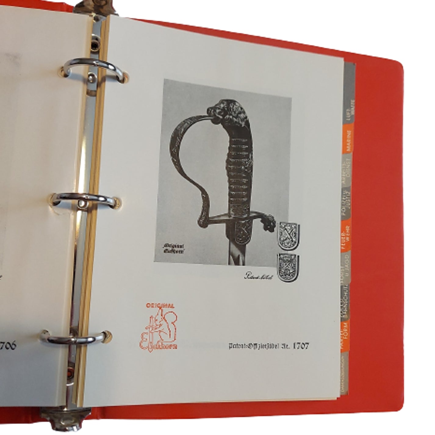 Reprint of WW2 German Eickhorn Sword And Dagger Catalog Canadian