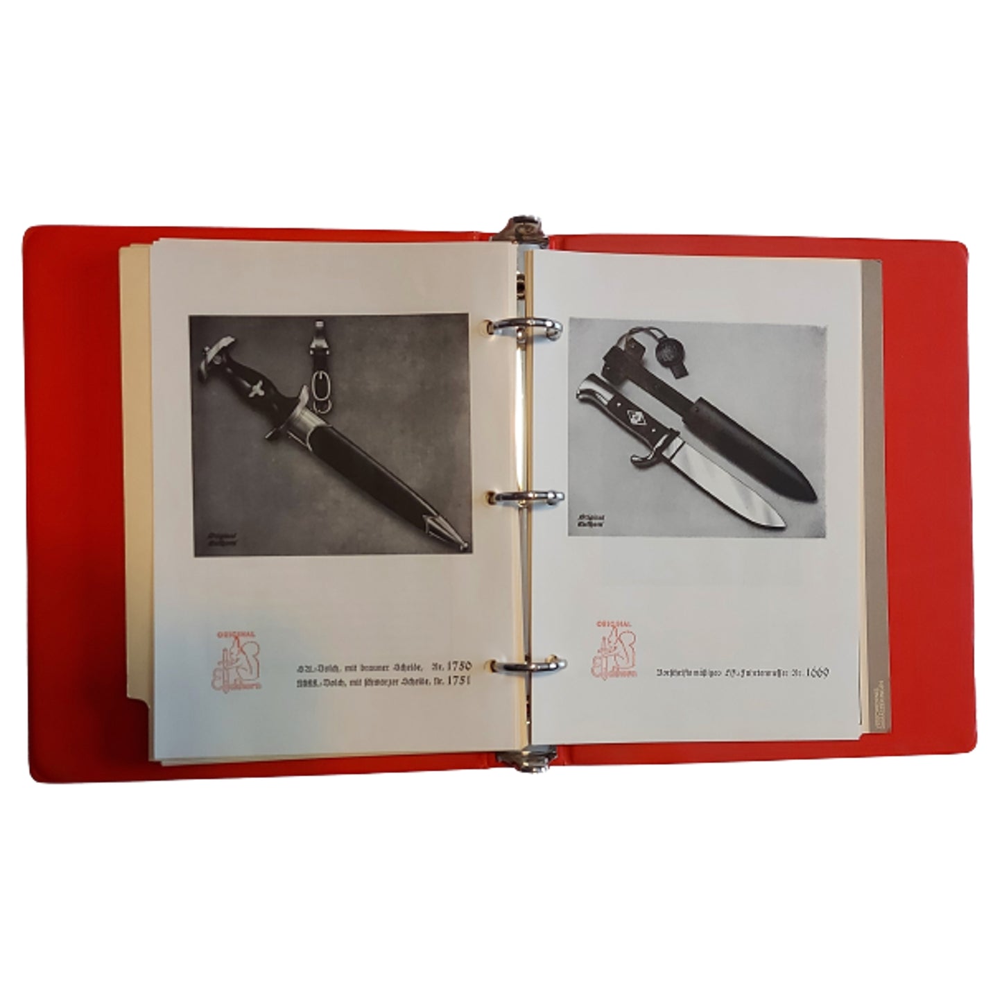 Reprint of WW2 German Eickhorn Sword And Dagger Catalog