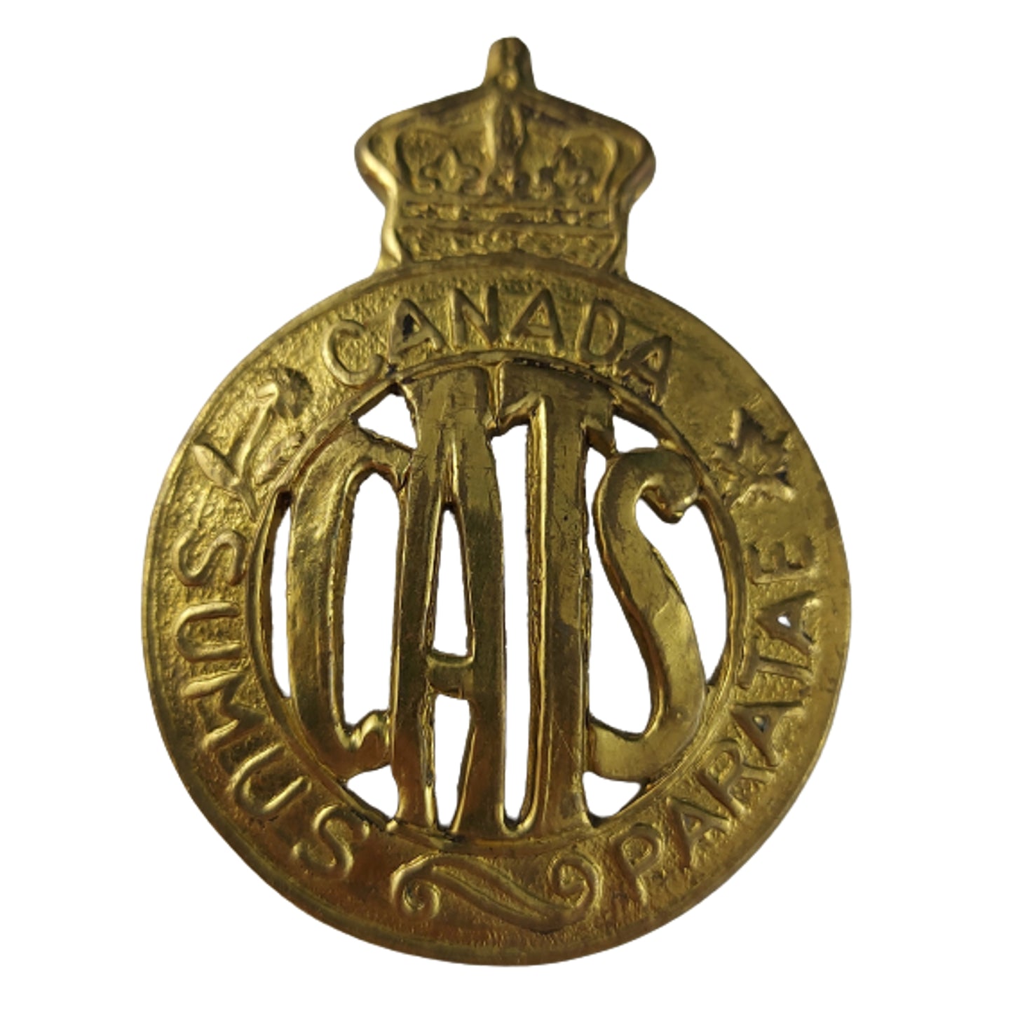 WW2 Canadian Auxiliary Transport Service Cap Badge