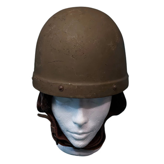 WW2 Canadian Dispatch Riders Fiber Helmet C-Broadarrow