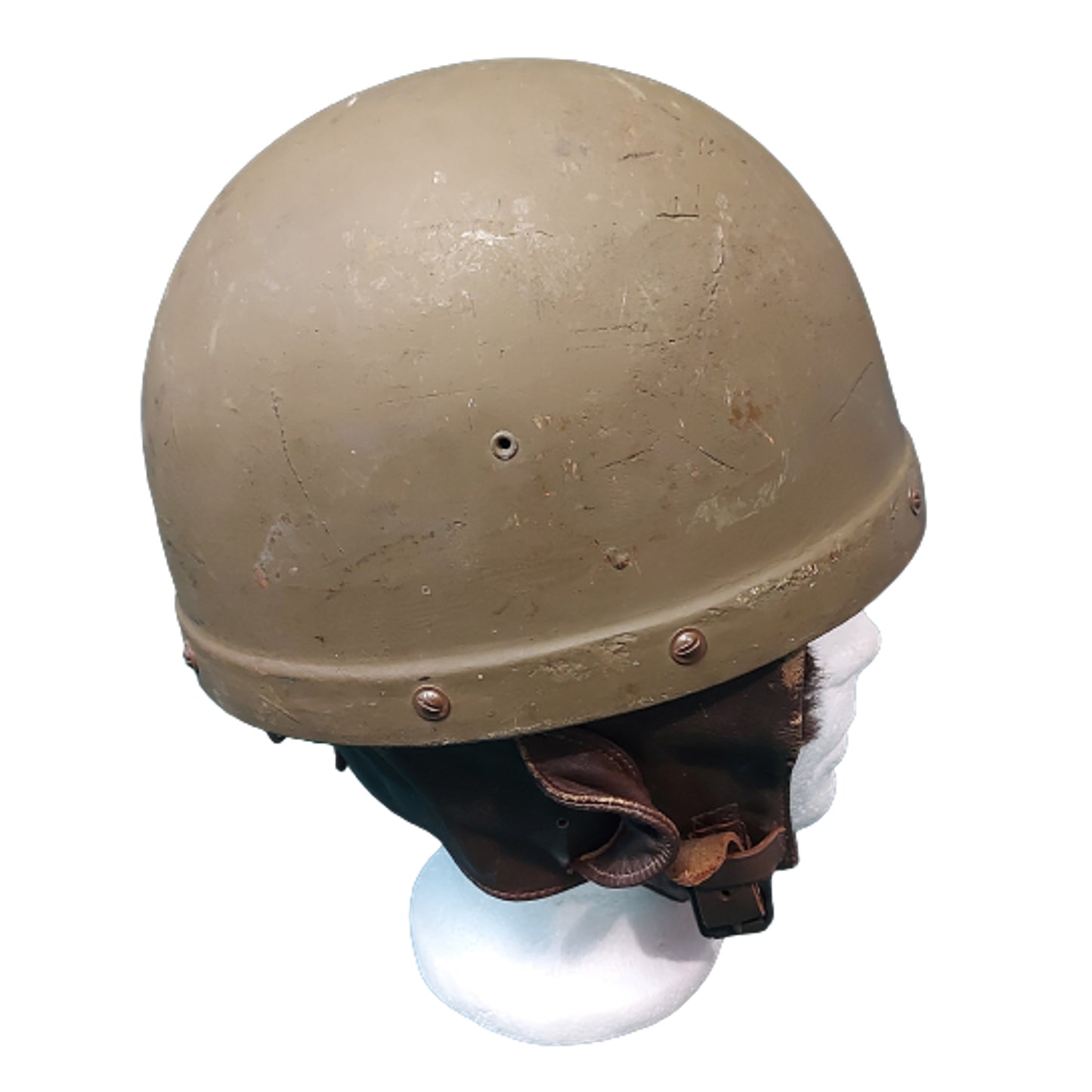 WW2 Canadian Dispatch Riders Fiber Helmet C-Broadarrow