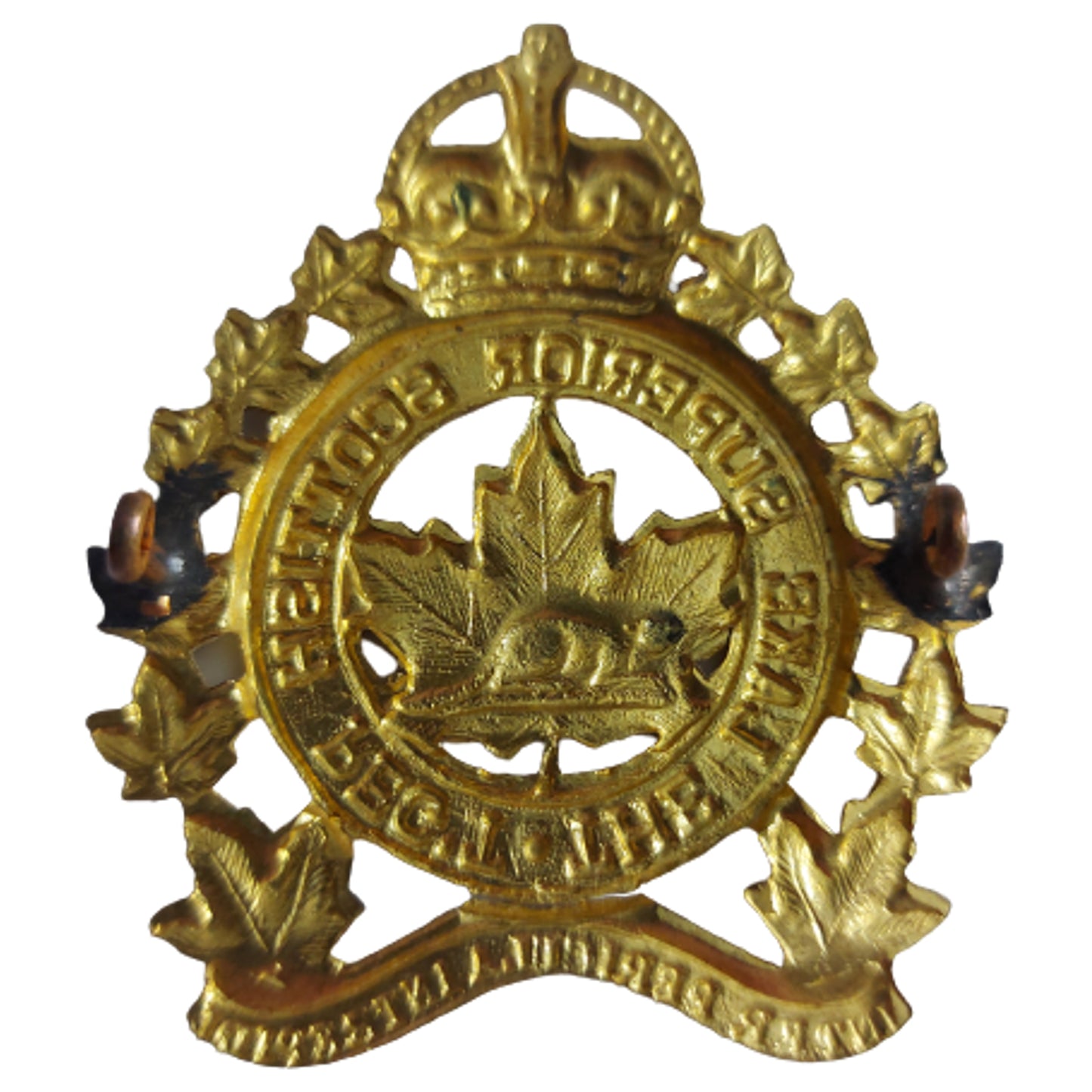 WW2 Canadian Lake Superior Scottish Regiment Cap Badge