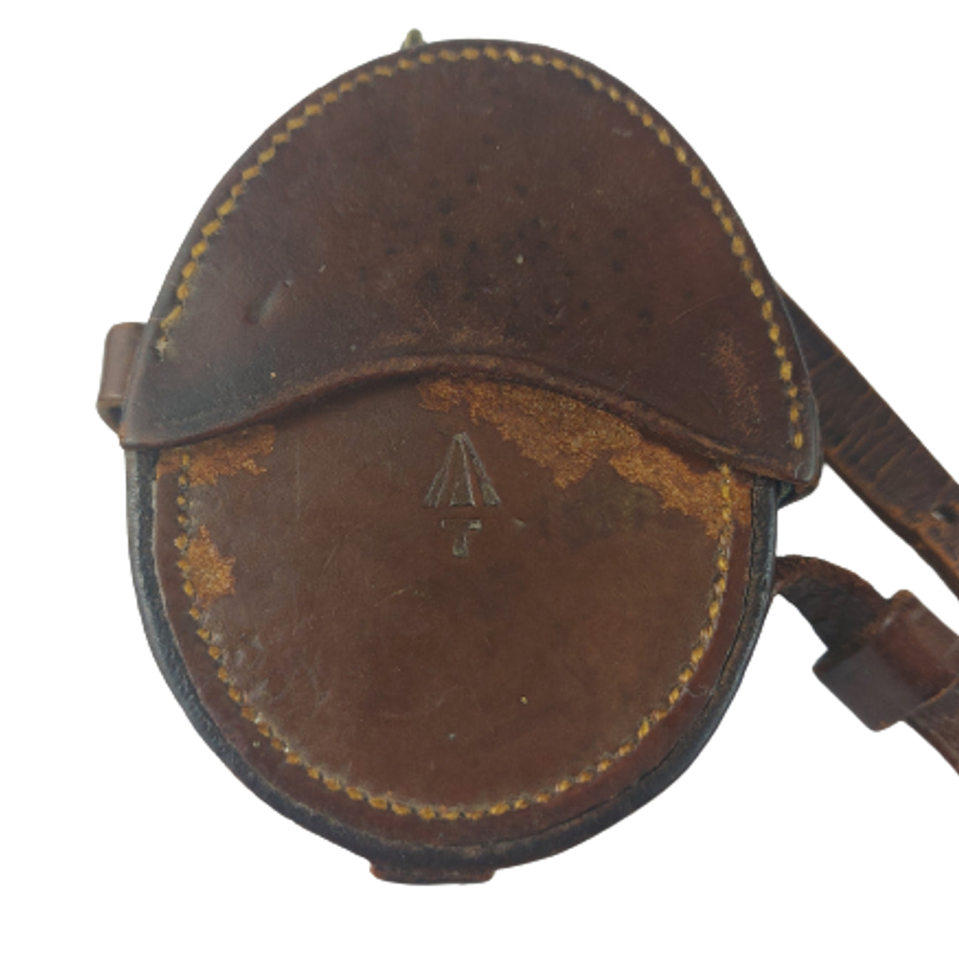 Ww1 British Officer S Field Compass With Leather Carrier 1918 Canadian Soldier Militaria