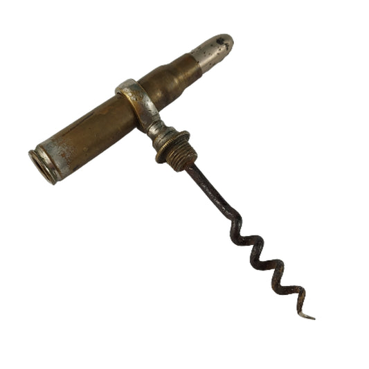 WW2 Trench Art Style Cartridge Casing Cork Screw