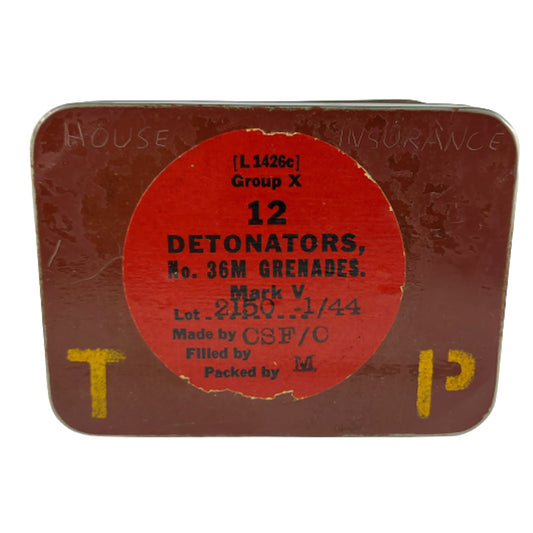 WW2 Canadian M36 Mills Tin - No Contents