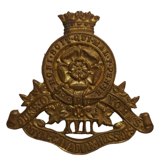 WW2 17th Duke of York's Royal Canadian Hussars Cap Badge