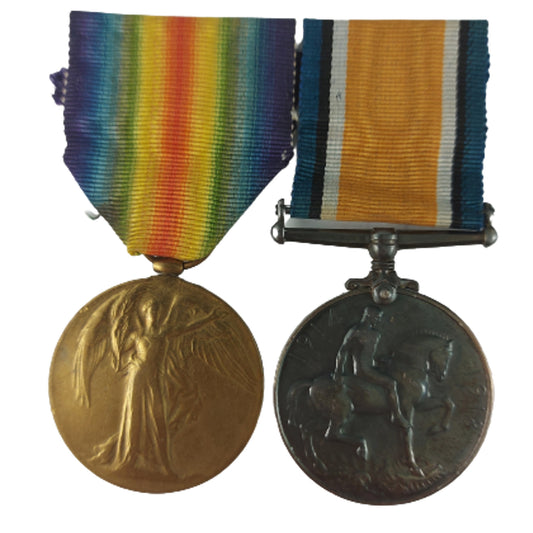 WW! Canadian Medal Pair - 10th Battalion Calgary Alberta