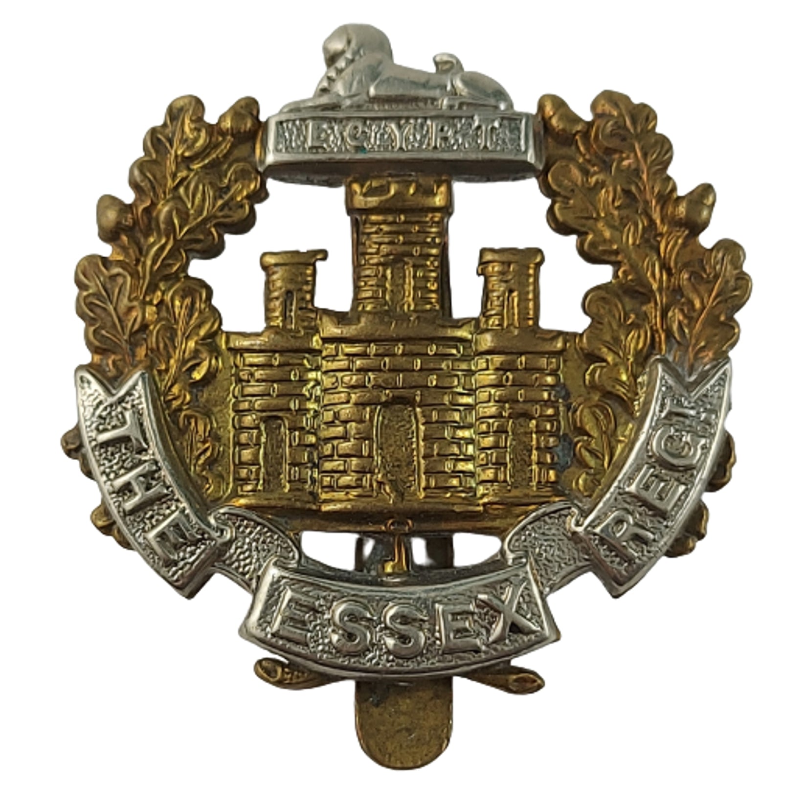 WW2 British Essex Regiment Cap Badge – Canadian Soldier Militaria