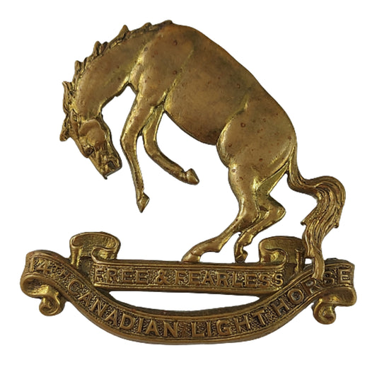 WW2 14th Canadian Light Horse Cap Badge